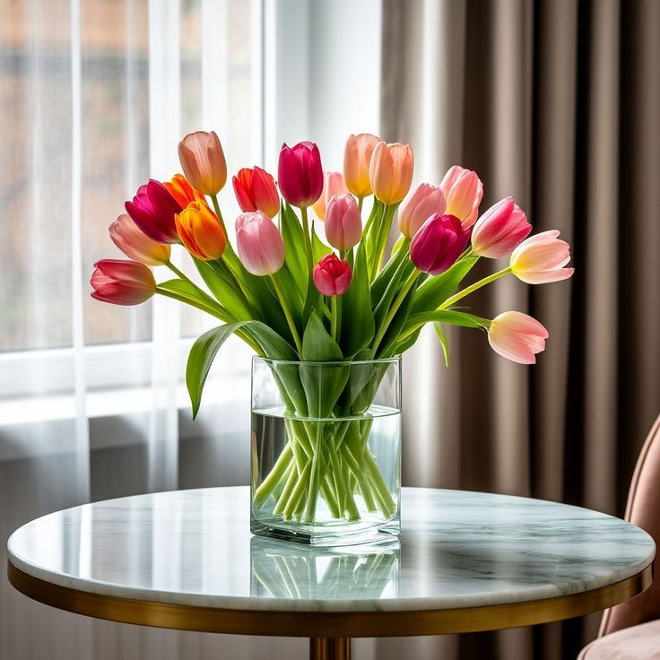 Kleurrijke tulpen collectie